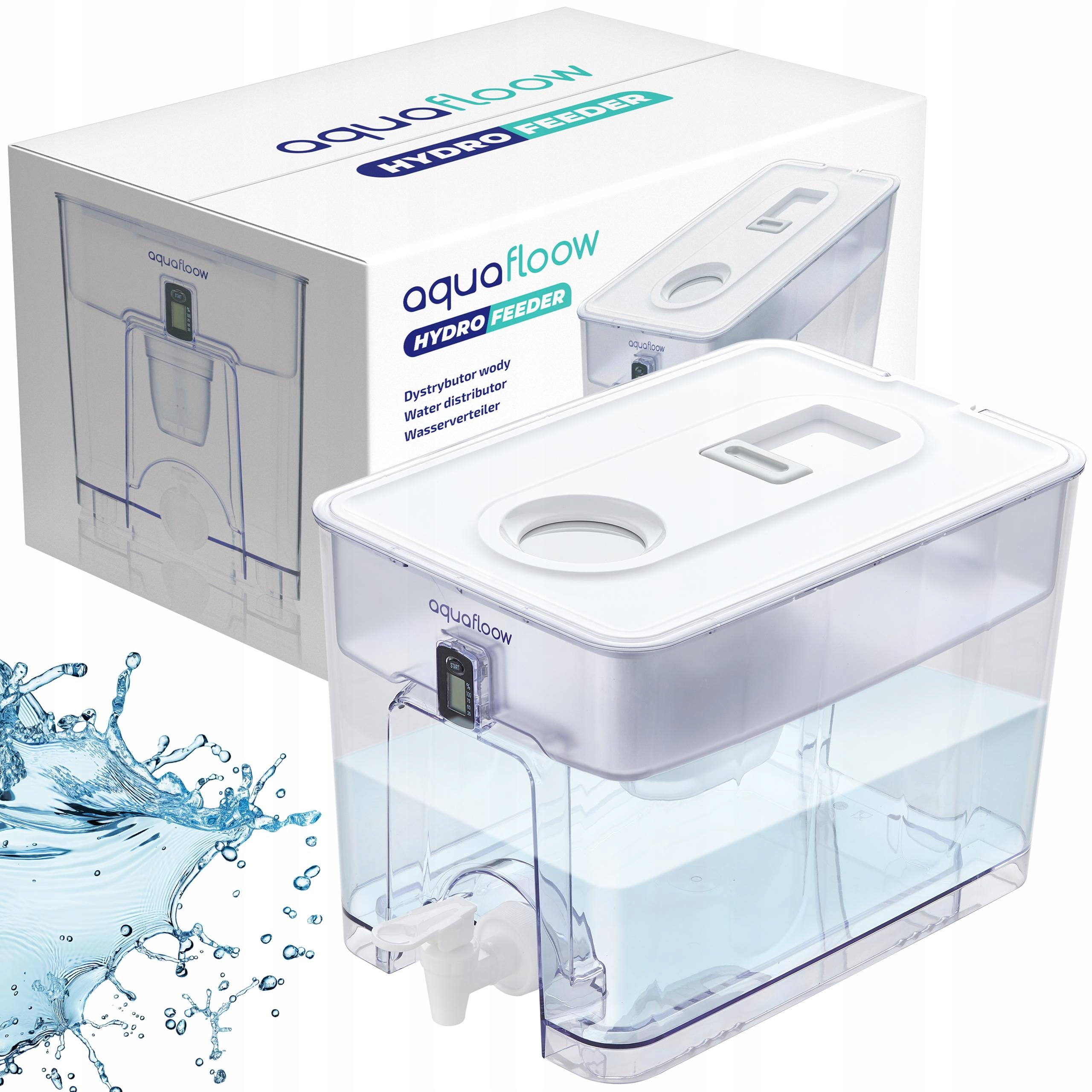 Filtrační Konvice vody AquaFloow filtrační konvice 9,5l