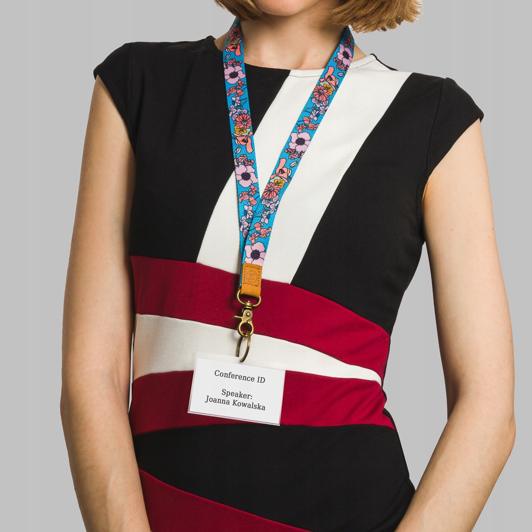 Smycz na identyfikator ID holder świnka George Marka inny