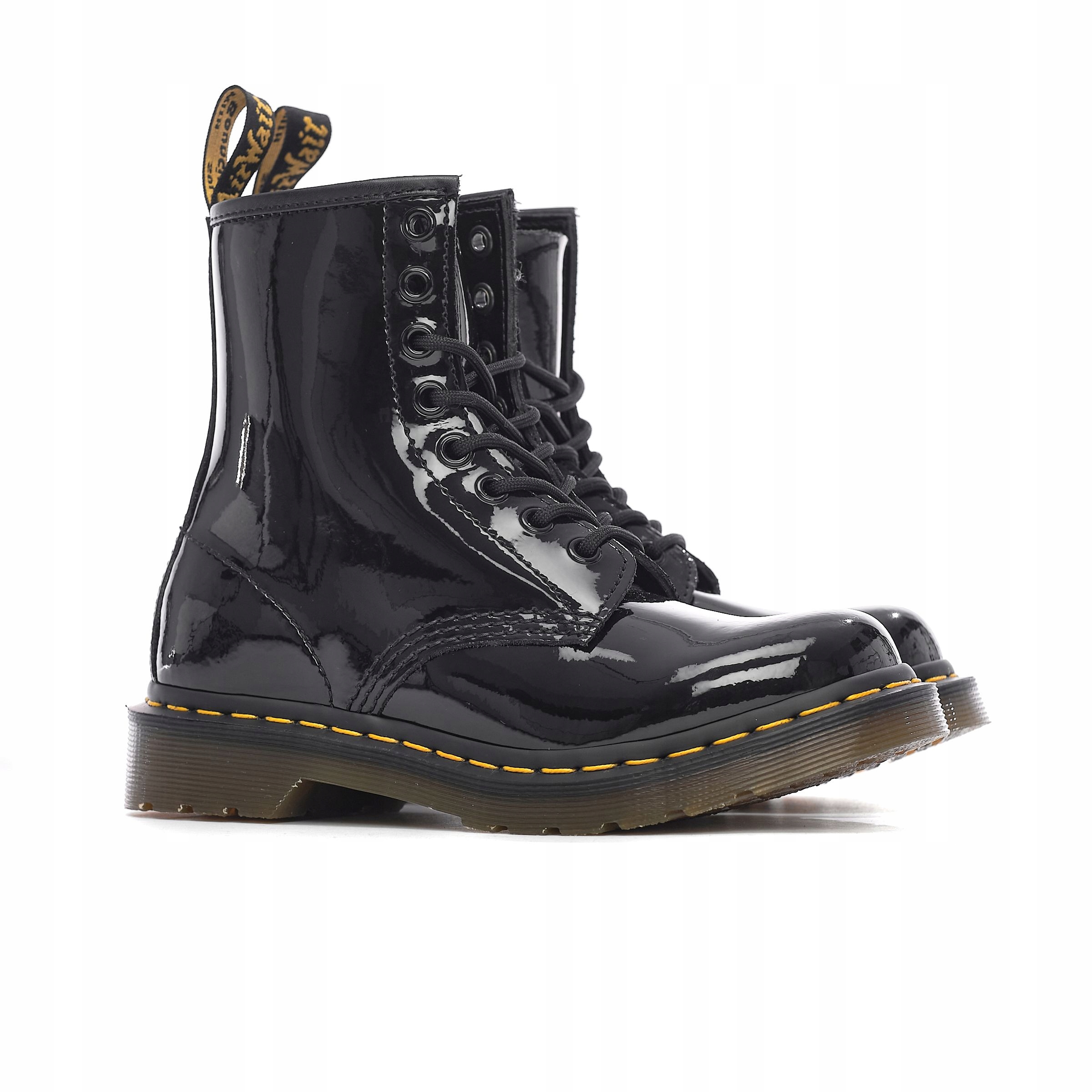 Kanady Dr Martens 1460 W Black Patent Černá 36 Dámské