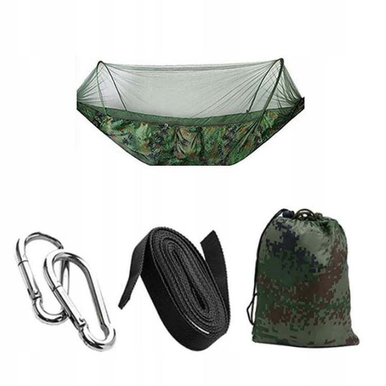 

Hamak z Moskitierą podróżny 260x140 pokrowiec