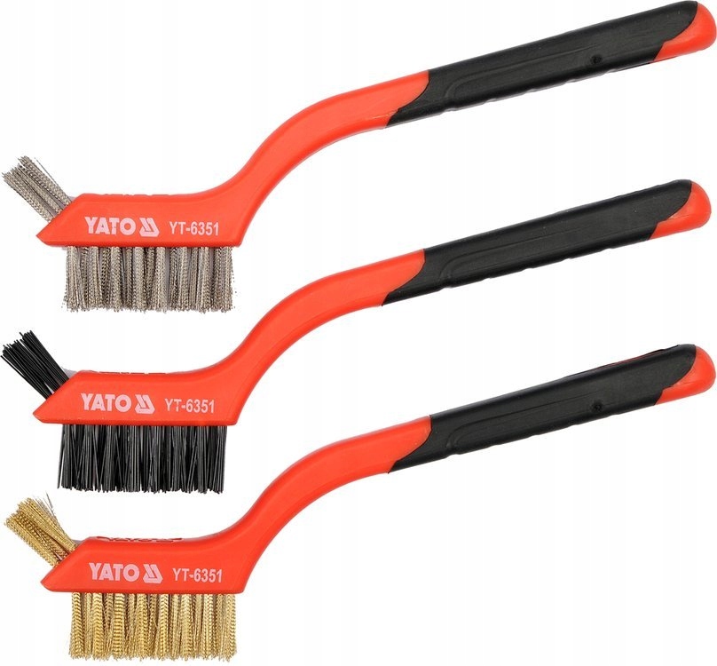 

Zestaw Szczotek Drucianych 3 Sztuki Yato YT-6351