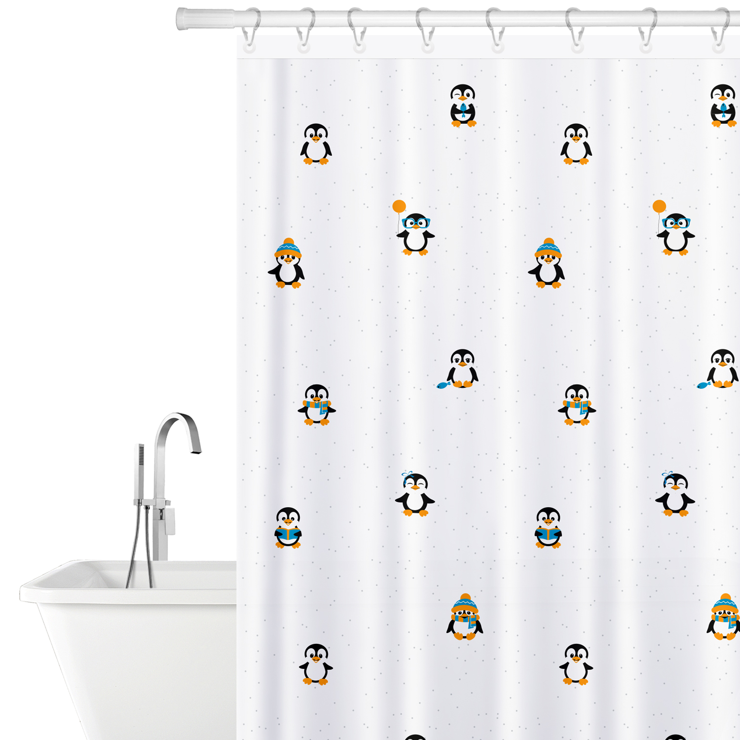 Tatkraft Funny Penguins text. závěs