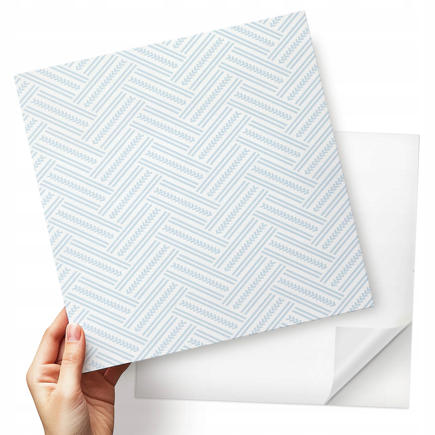 Samolepící Pvc dlaždice Motiv cikcaků s lineárním detailem 9x30x30 cm