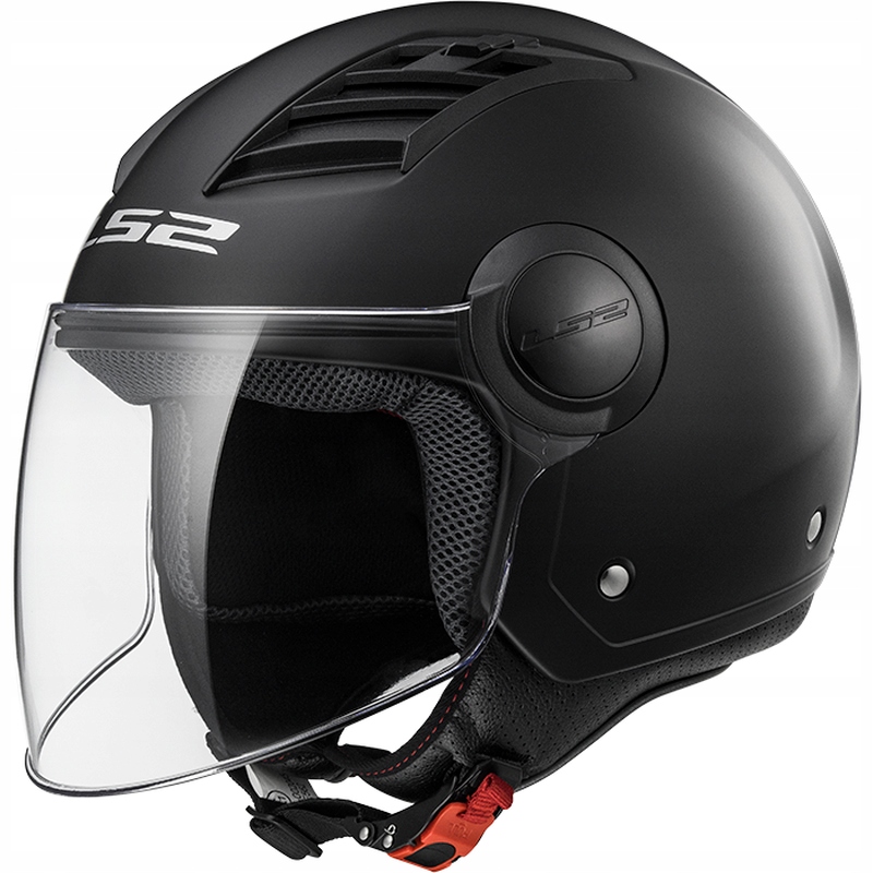 Otvorená Prilba LS2 Airflow II Skuter Motor Čierny Mat OF616 Veľkosť S