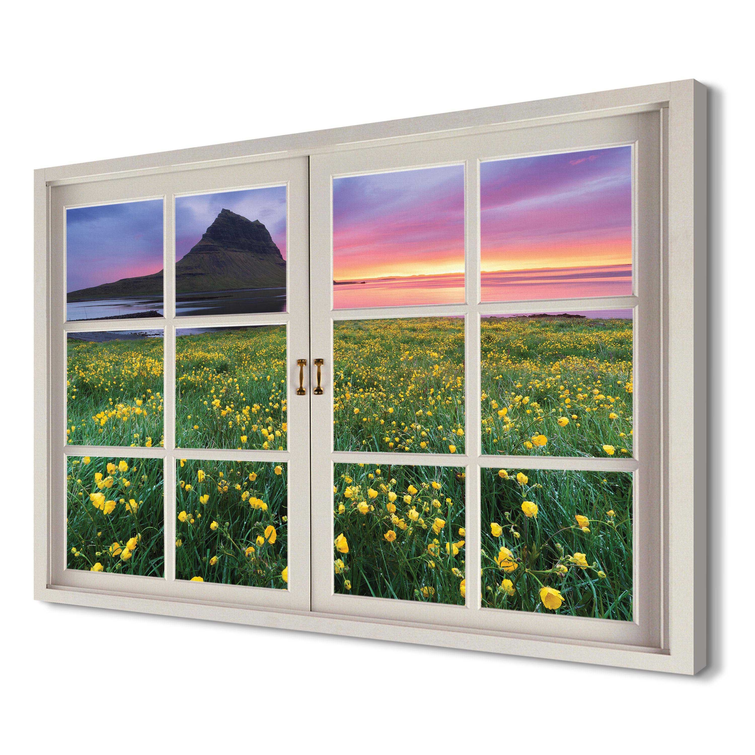 

Żółte kwiaty do pokoju 120x80 Foto na płótnie 3d