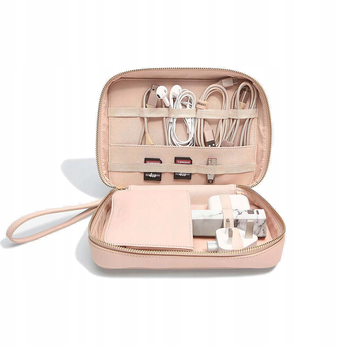 Pouzdro na nabíječky a sluchátka (růžové) Stackers