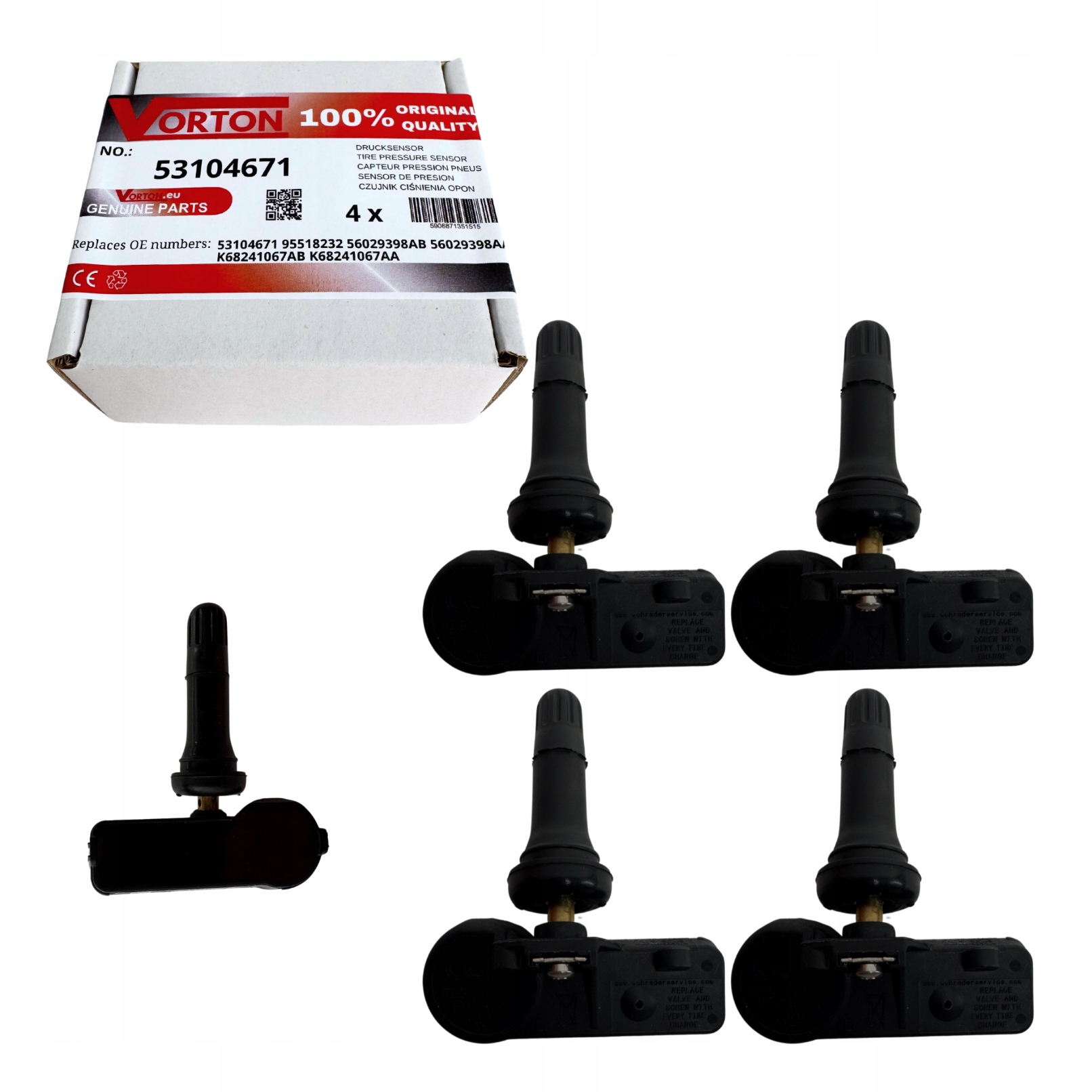 Snímače tlaku v pneumatikách Tpms Jeep Grand Cherokee Dodge Grand Caravan