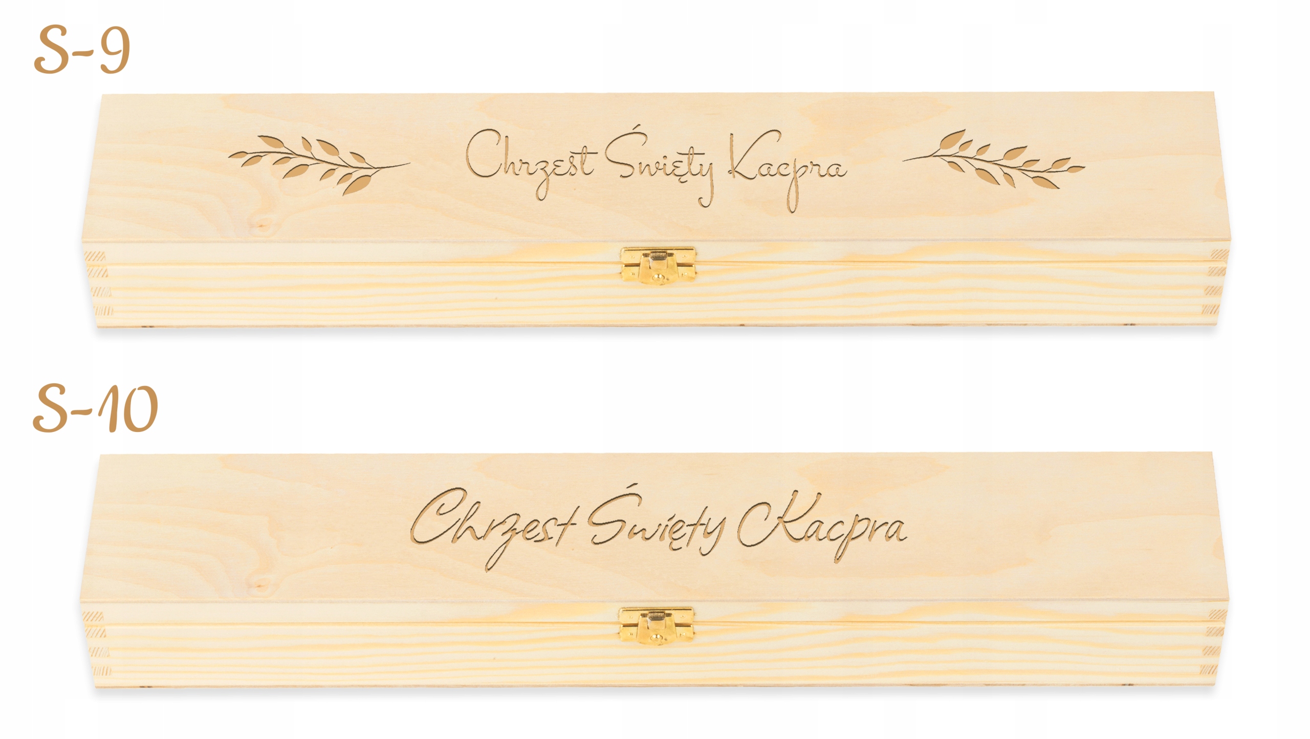 SZATKA I ŚWIECA DO CHRZTU + 2 PUDEŁKA DREWNIANE PAMIĄTKA CHRZTU ŚWIĘTEGO Waga produktu z opakowaniem jednostkowym 1 kg