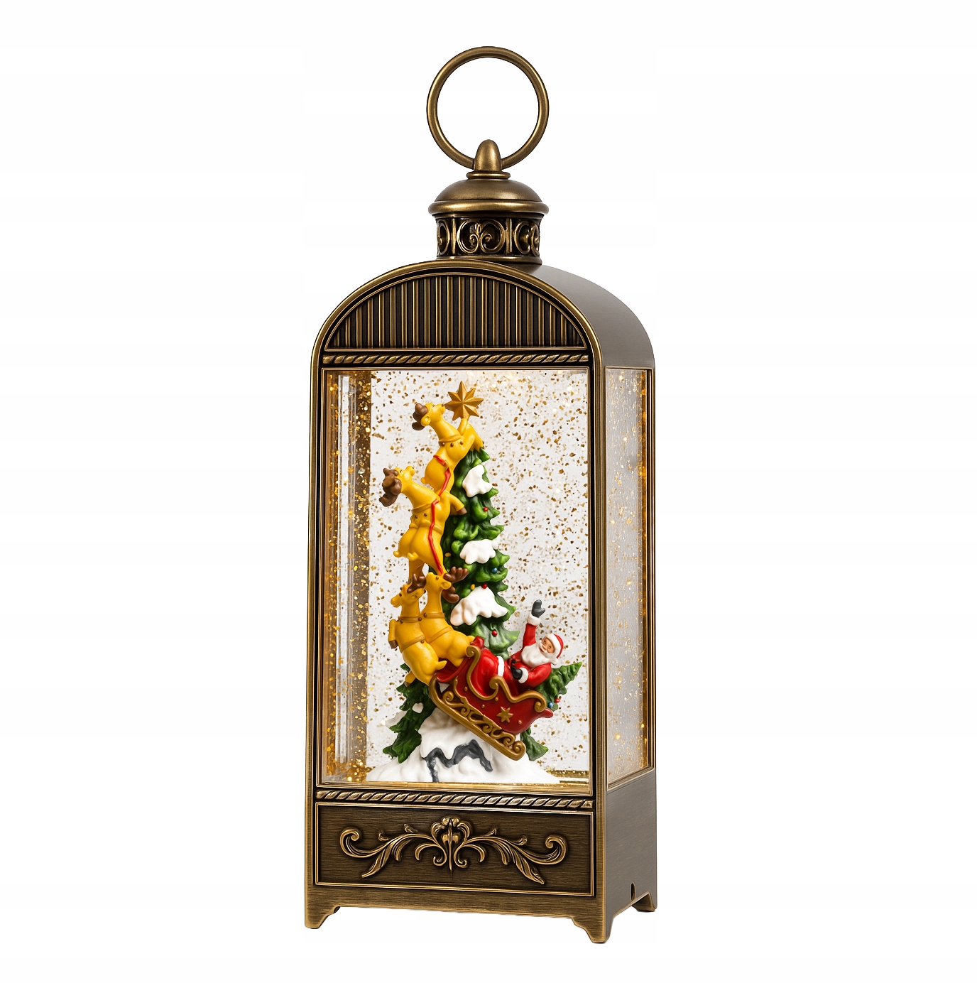 Vánoční Lampion Hrací Skříňka Mikuláš Sob Led Vánoční Stromek Na Usb Baterie