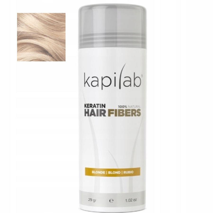Kapilab 29g mikrowłókna wypadanie łysienie zagęszczanie włosów Blond