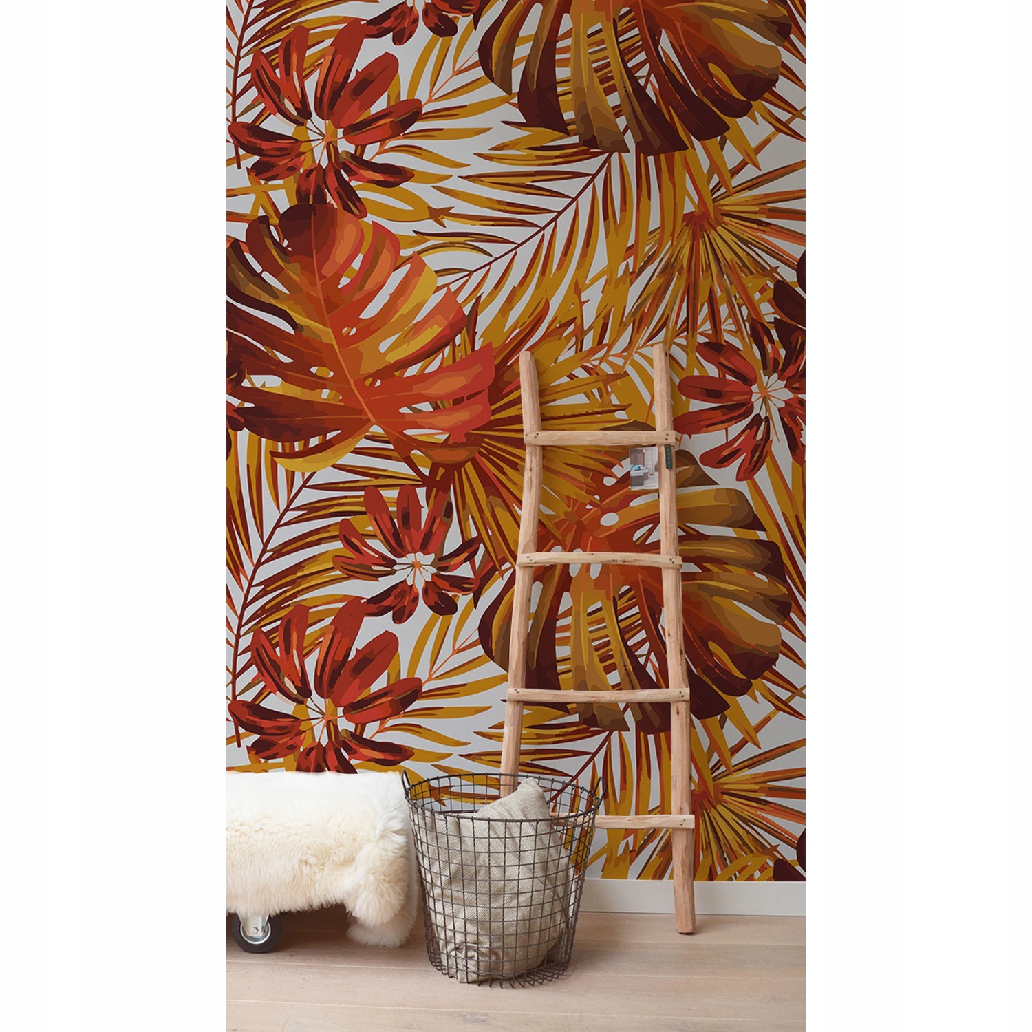 

Tapeta flizelina Czerwone liście 416x254 cm + klej