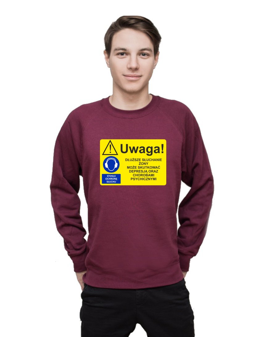 

Bluza męska Słuchanie Żony roz M