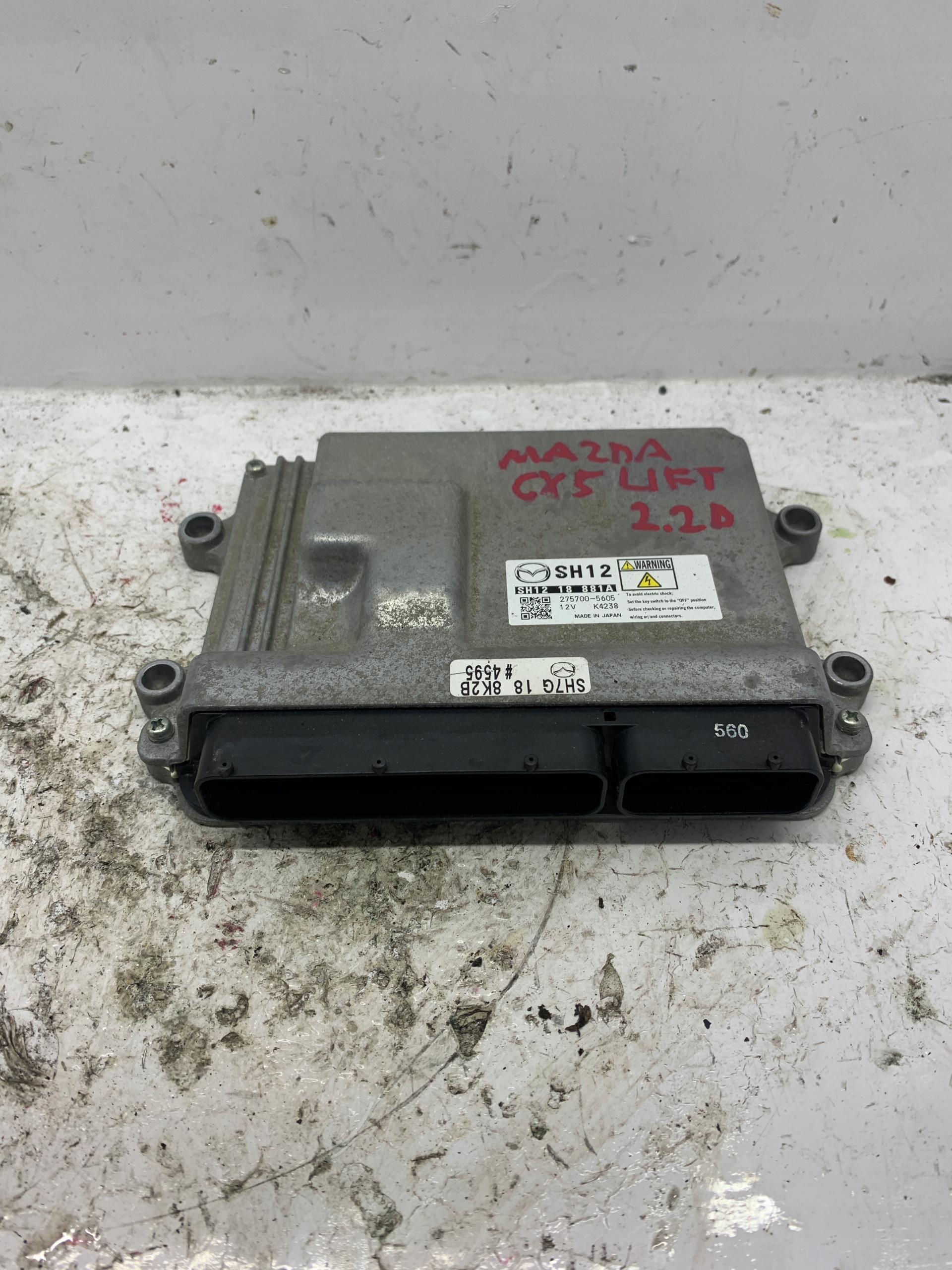 computer Centralina Motore SH1218881A MAZDA CX5 CX-5 e LIFT (2012-2017) 2.2