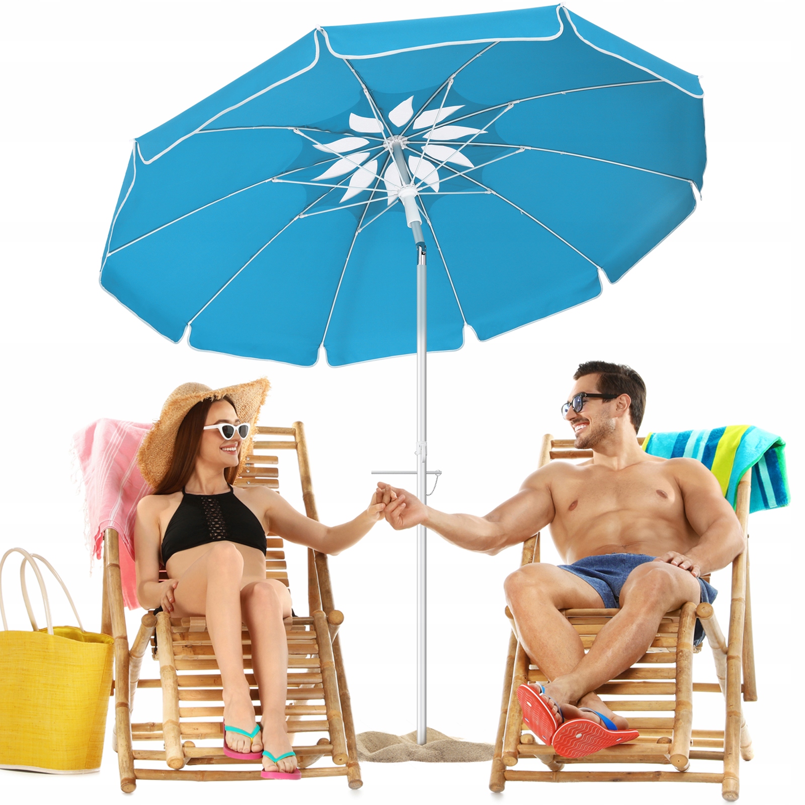 PARASOL BALKONOWY OGRODOWY PLAŻOWY sff6671B 13604000724 Allegro.pl