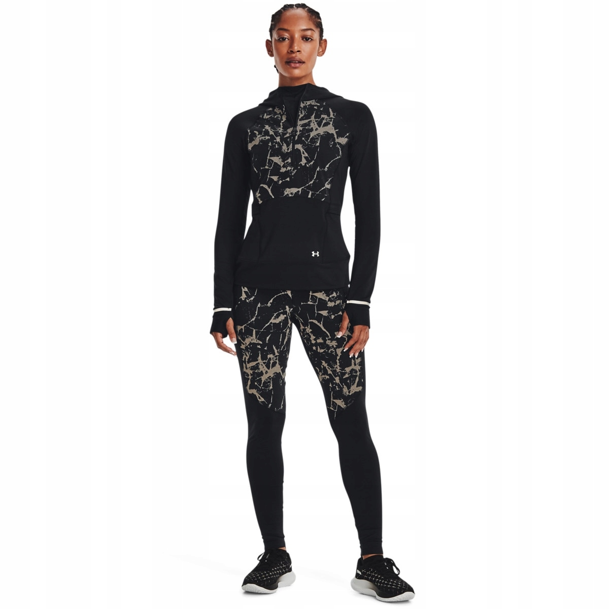 Damskie legginsy do biegania Under Armour Ua OutRun the Cold Tight II Xs