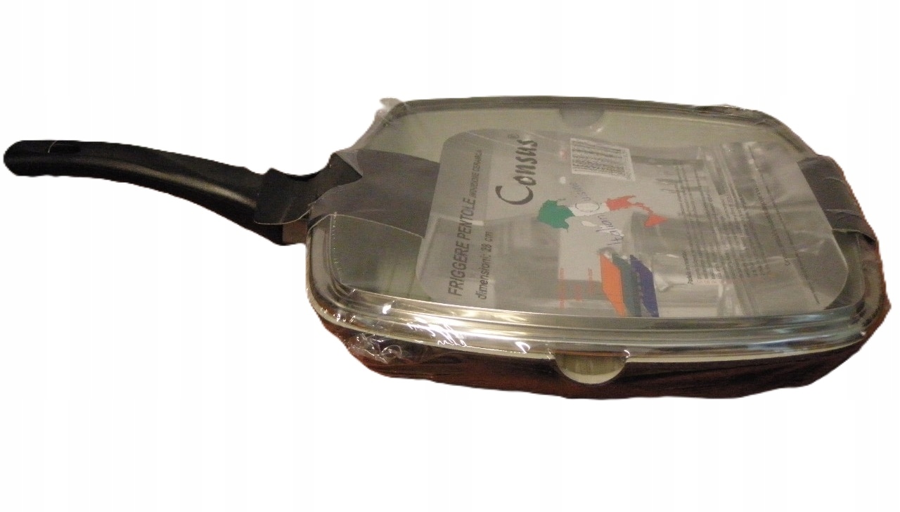 patelnia grillowa z powłoką ceram.+pokrywka 28cm M073 — 3