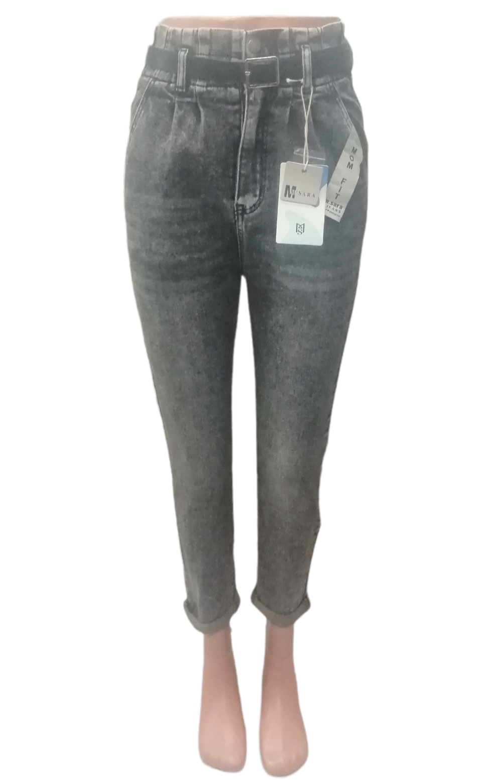 

Spodnie Jeans Damski Wysoki Stan Mom Fit M.sara-s