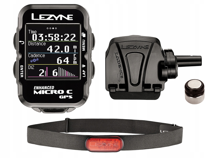 Cyklopočítač Lezyne Micro Color Gps Hrsc Loade