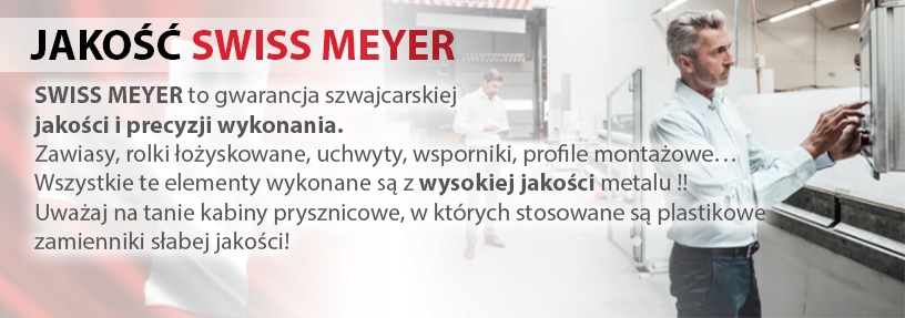 KABINA PRYSZNICOWA PRZESUWNA MS1000 SWISS 110x100 Linia MS1000