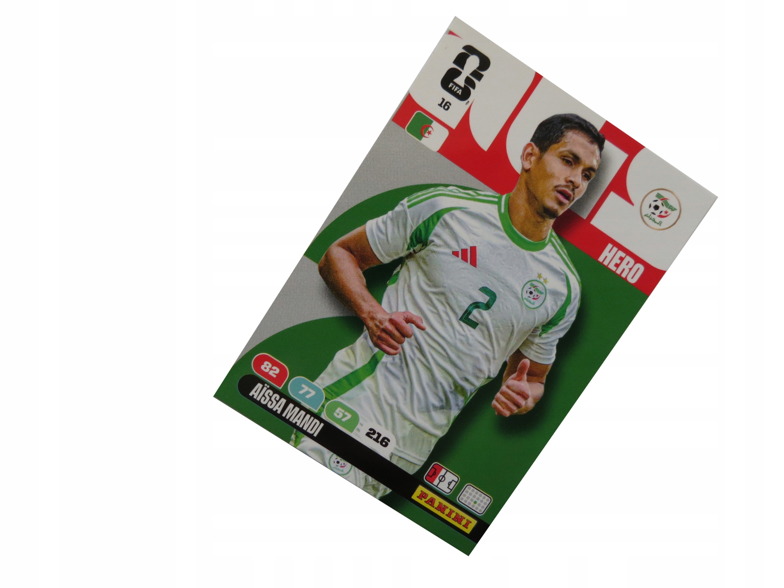 Panini Fifa World Cup 2026 Karta Piłkarska Hero 16 Aissa Mandi Algieria