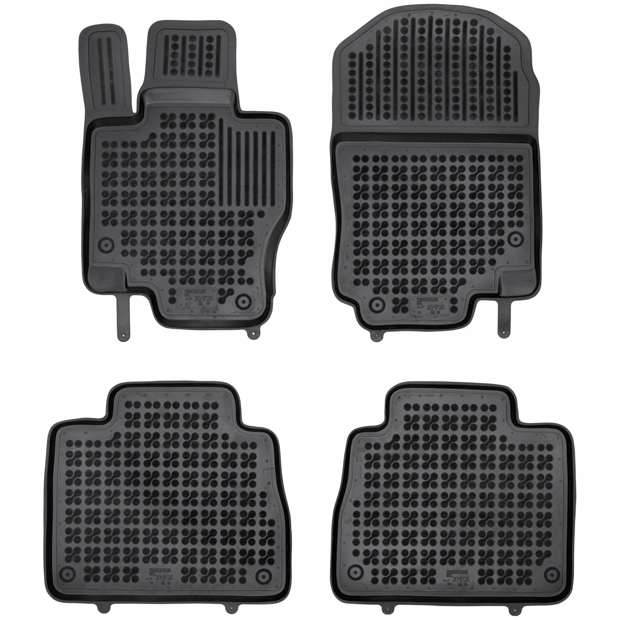 Čierne koberčeky pre Mercedes-Benz Gle II W167 od 2019