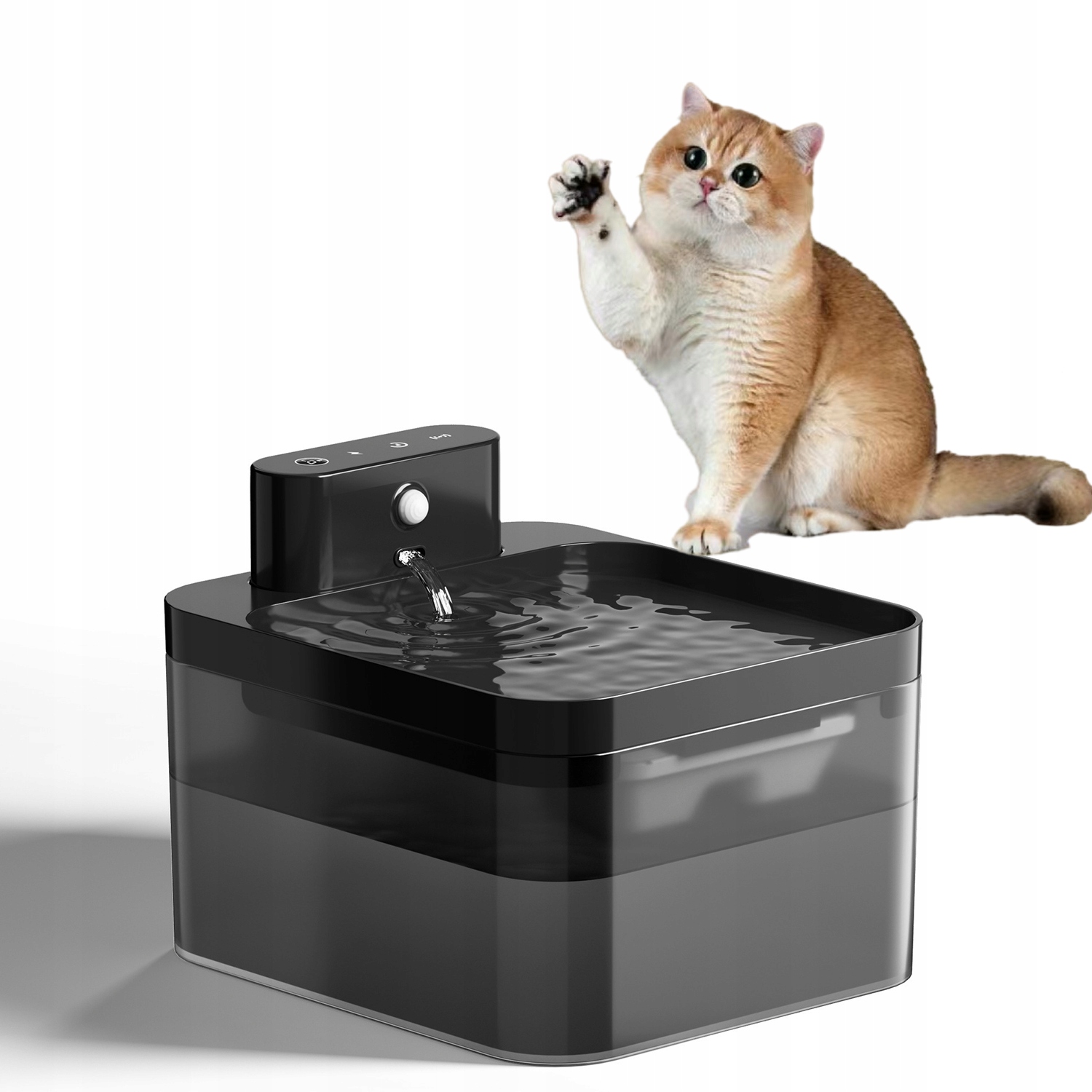 Fontána Napáječka Pro Kočky Psa Miska Automatická Bezdrátová Napáječka