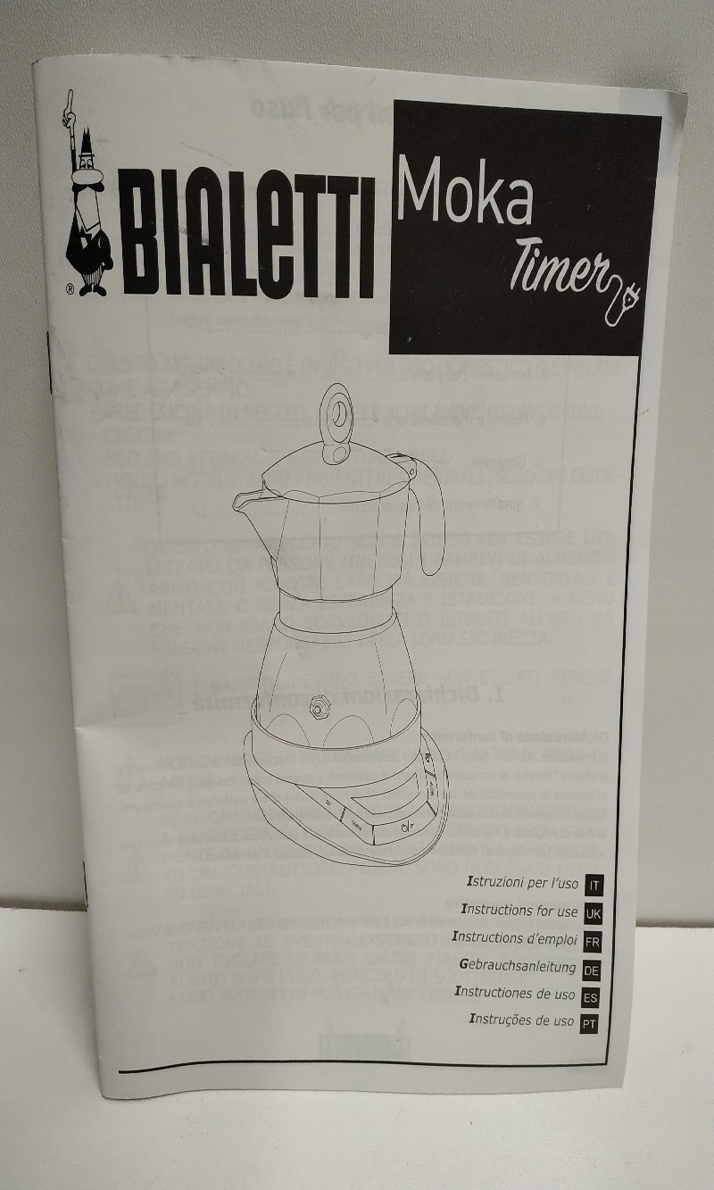 KAWIARKA ELEKTRYCZNA BIALETTI MOKA TIMER 120 ML Typ elektryczna