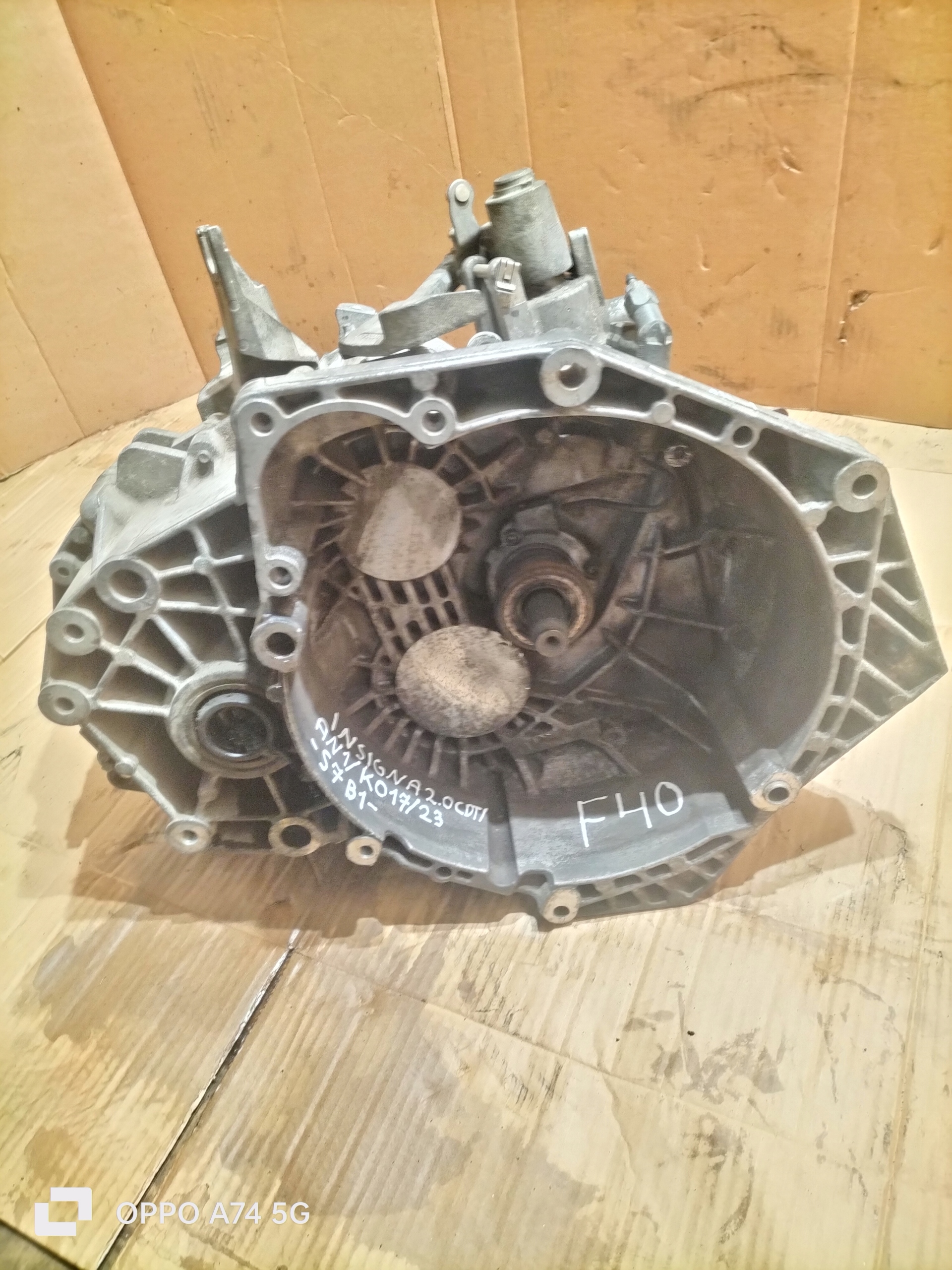 Převodovka INSIGNIA 2.0 CDTI F40