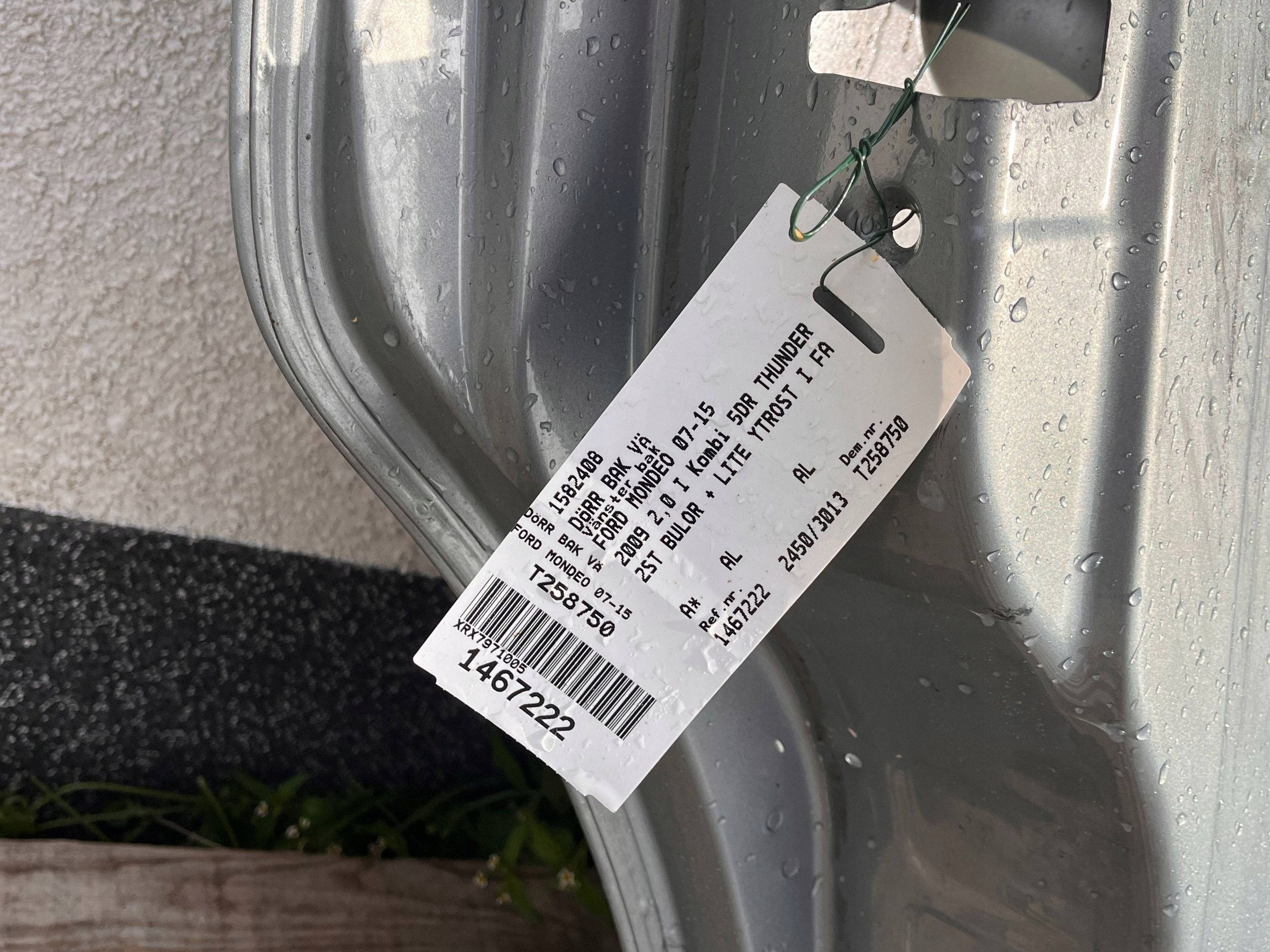 tür hinten links seite FORD MONDEO MK IV 1582408 @M