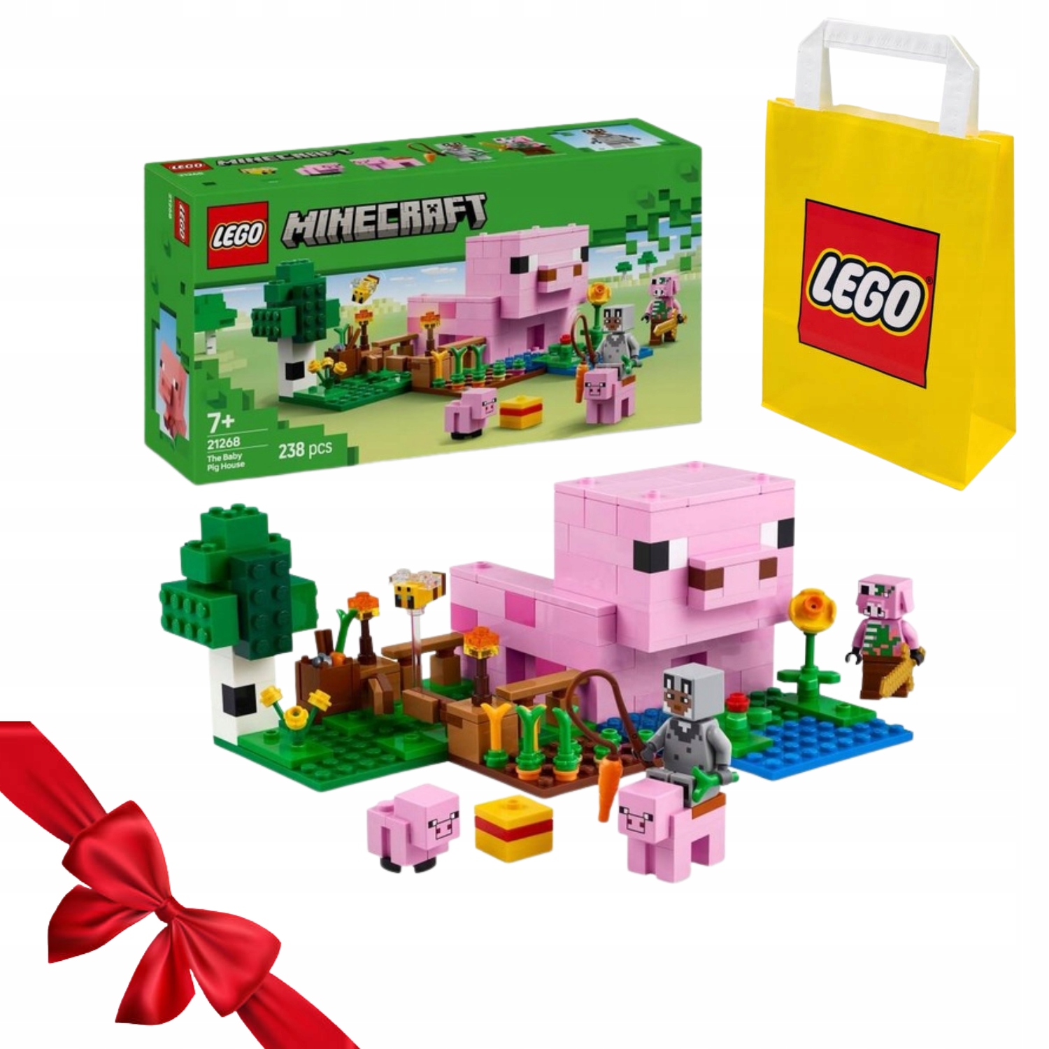 Zestaw Klocków Lego Minecraft 21268 Dom Prosiaczka Na Święta Top