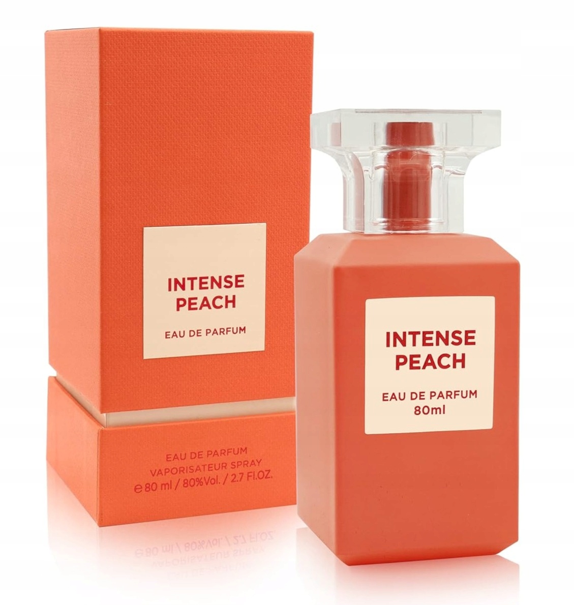 Oryginalne Perfumy Arabskie Fragrance World Intense Peach 80ml Edp+gratis!