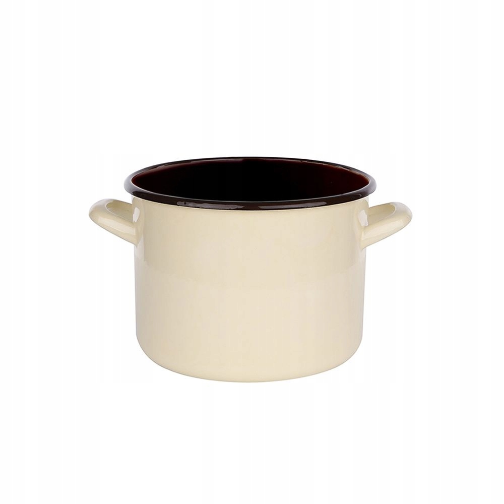 

Garnek emaliowany Silesia Rybnik kremowy 2,2 l