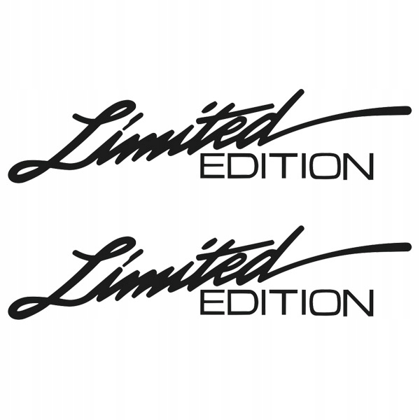 Naklejki Limited Edition, Tuning Zestaw 2 sztuki na samochód