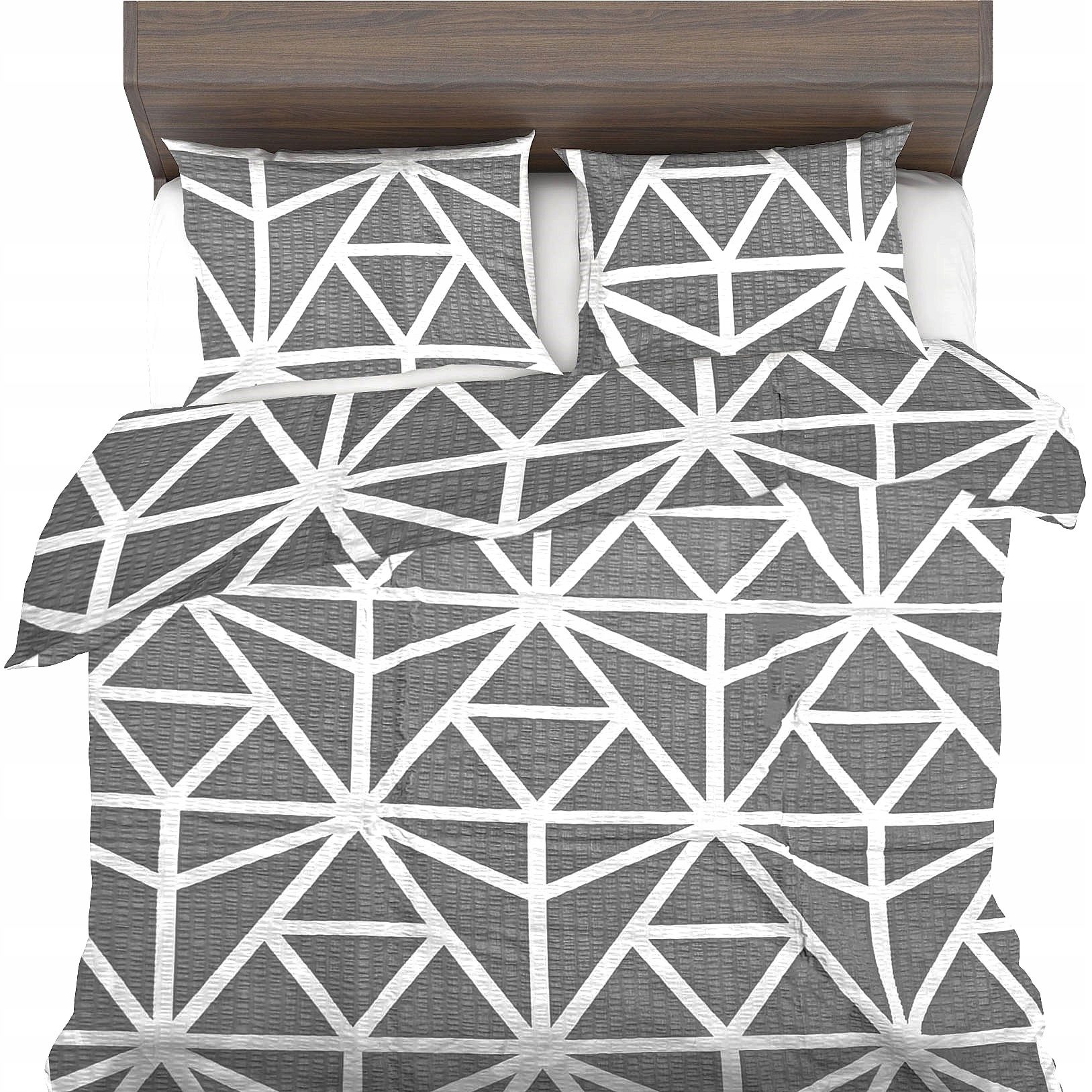 Povlečení 160x200+1x70x80 silná bavlna Kora kůra Diamanty