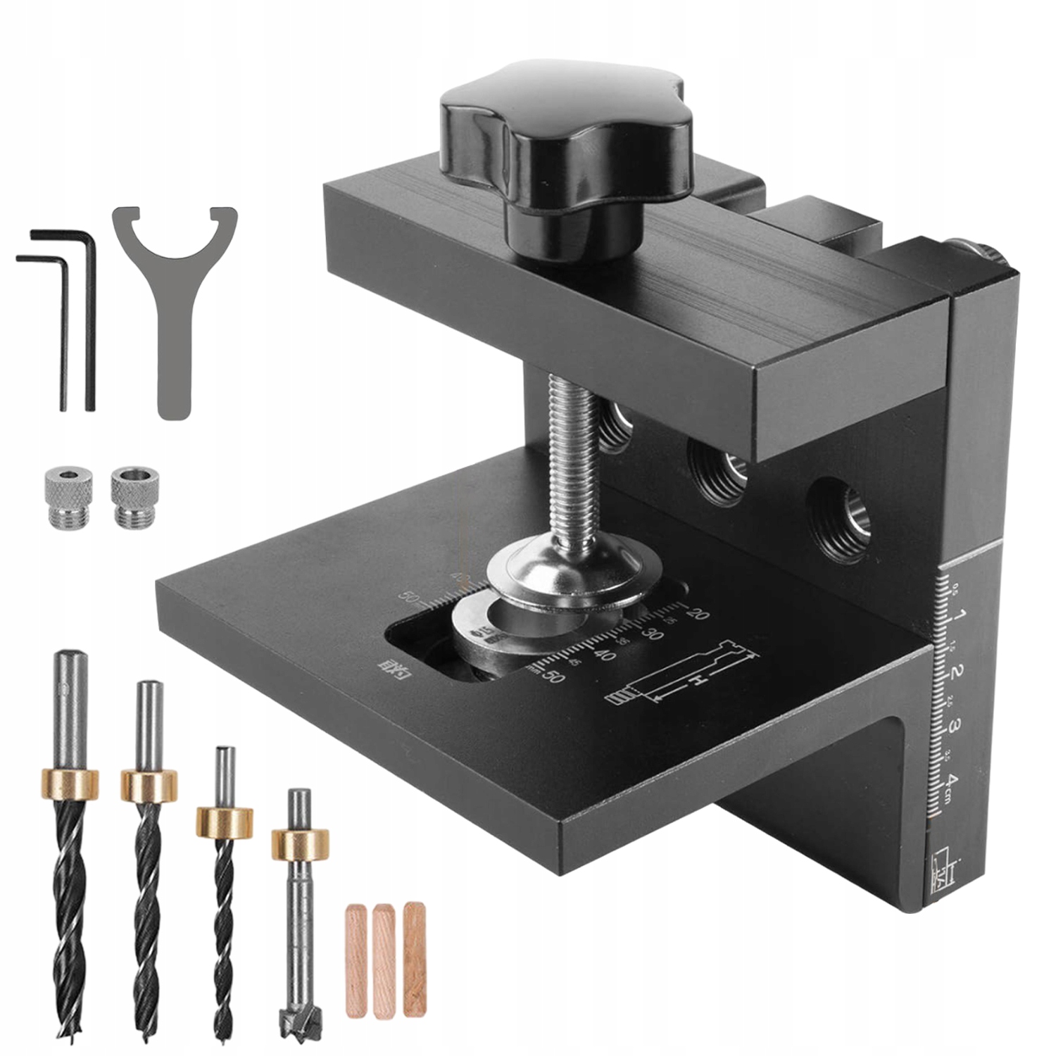 Šablona Pro Vrtání S Klipem A Pouzdry Pro Truhlářské Projekty A Opravy