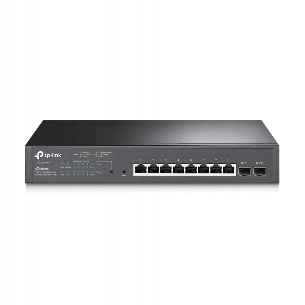 TP-Link TL-SG2210MP 8xGb 2xSFP smart rack switch 150W Poe+ Omada Sdn