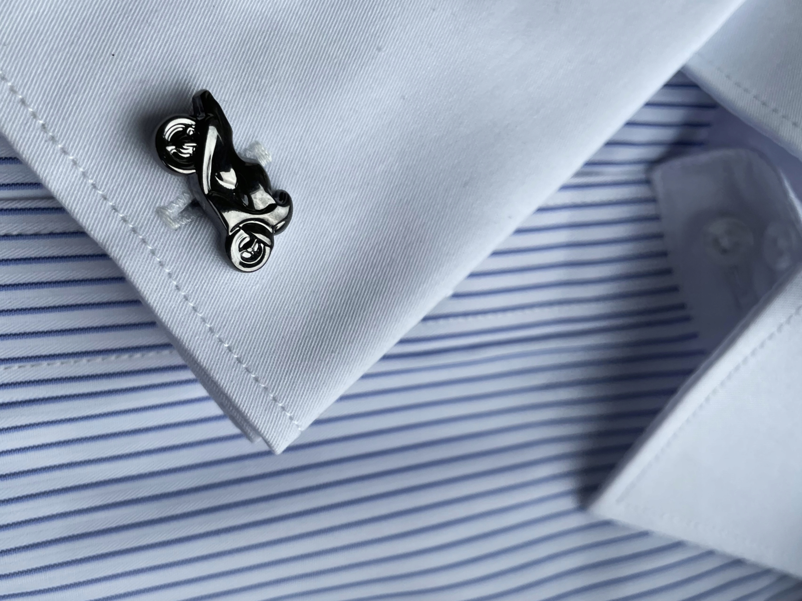 Manžetové knoflíčky Exc Motocykl Motor Rychlý závodník Race kol Grafit Titan