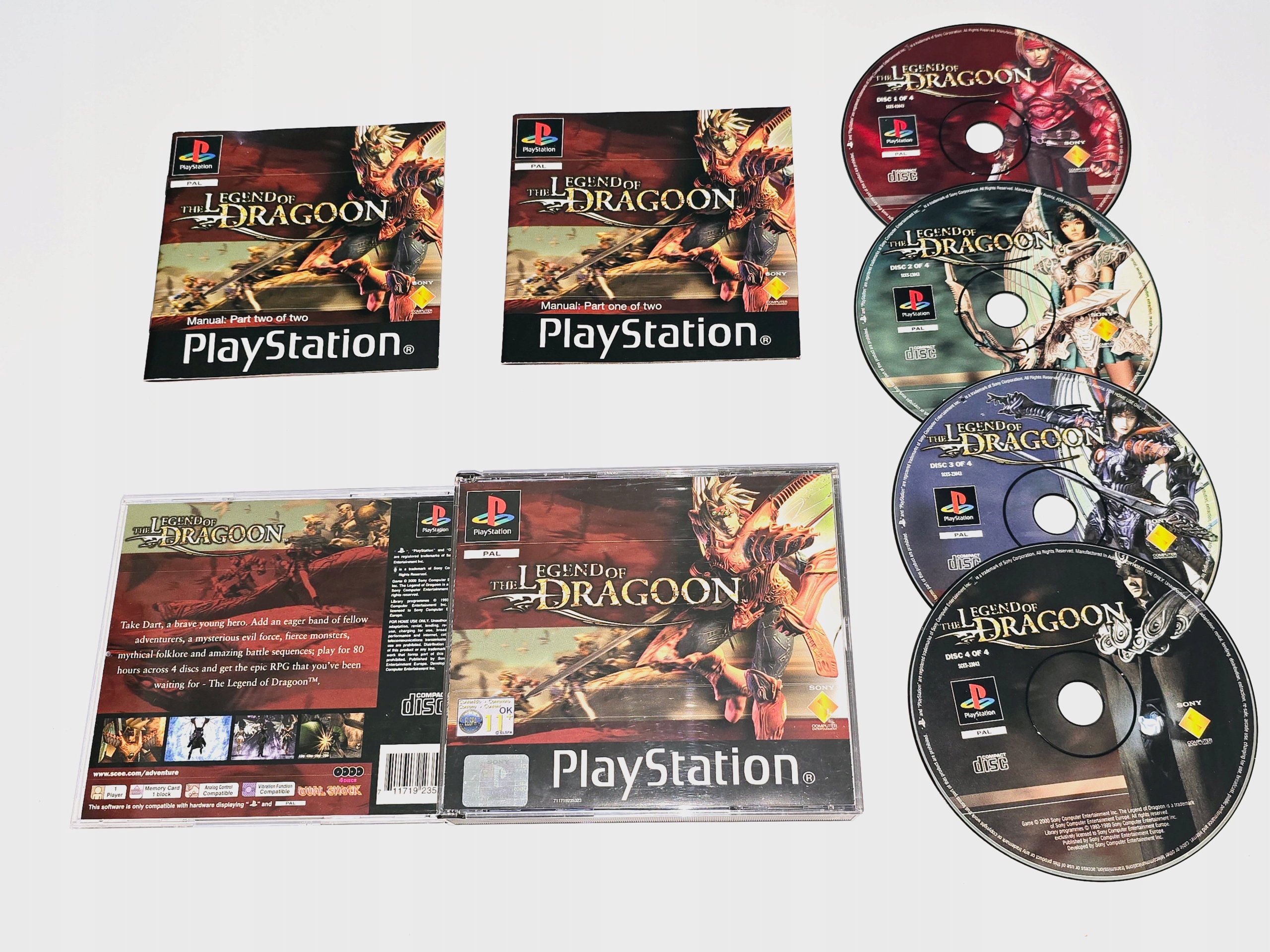 THE LEGEND OF DRAGOON PSX PS1