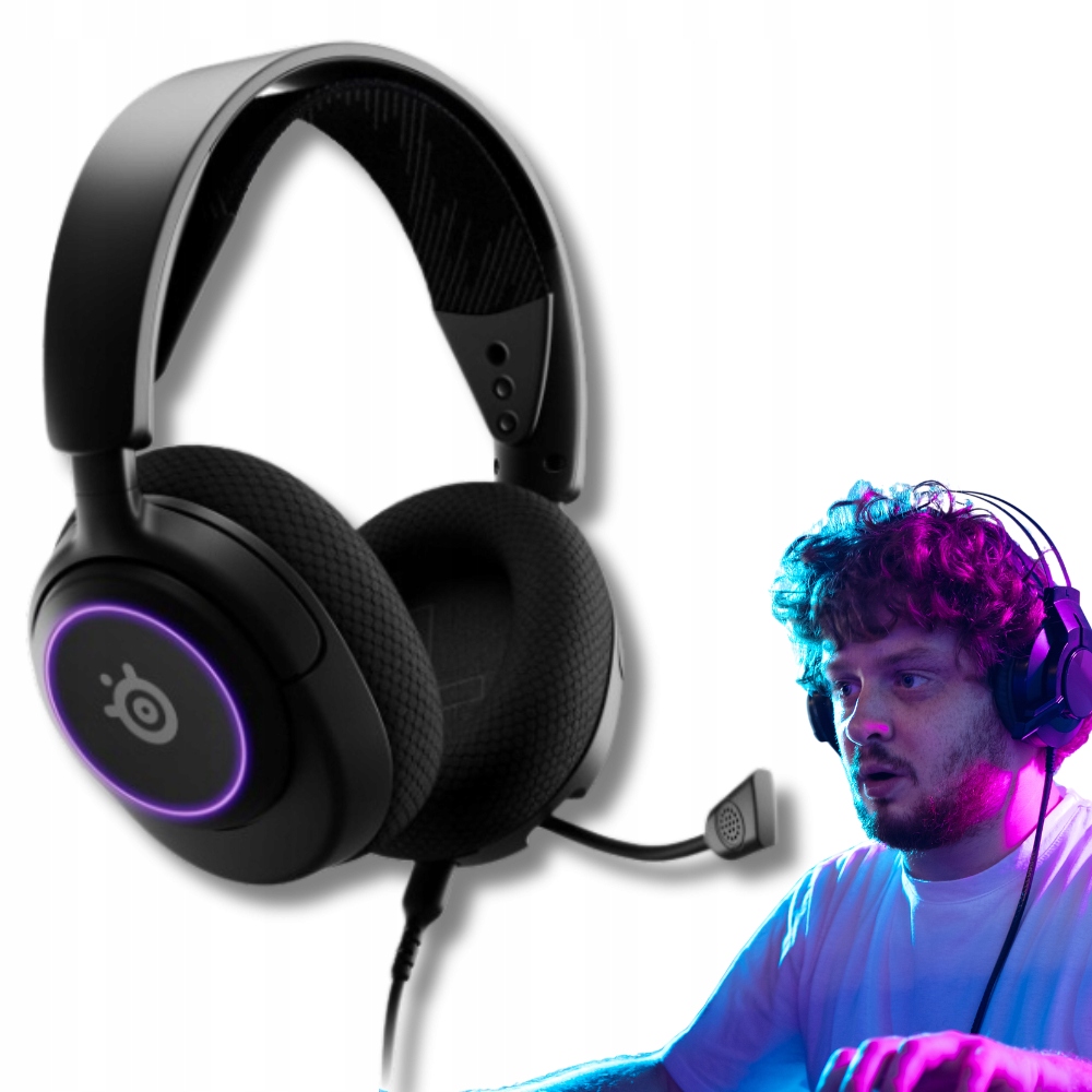 Sluchátka přes uši s mikrofonem pro hry SteelSeries
