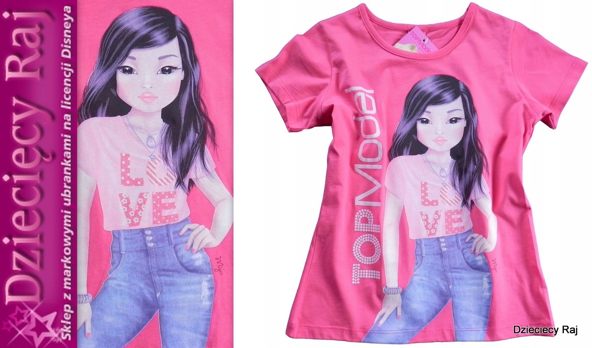 TOP MODEL bluzka tunika LOVE miłość ORYG 152 158 Marka Inna marka