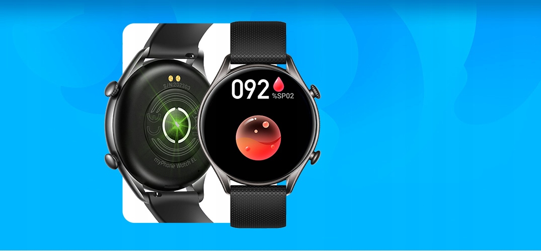 Smartwatch myPhone Watch EL Gold Pink Marka myPhone