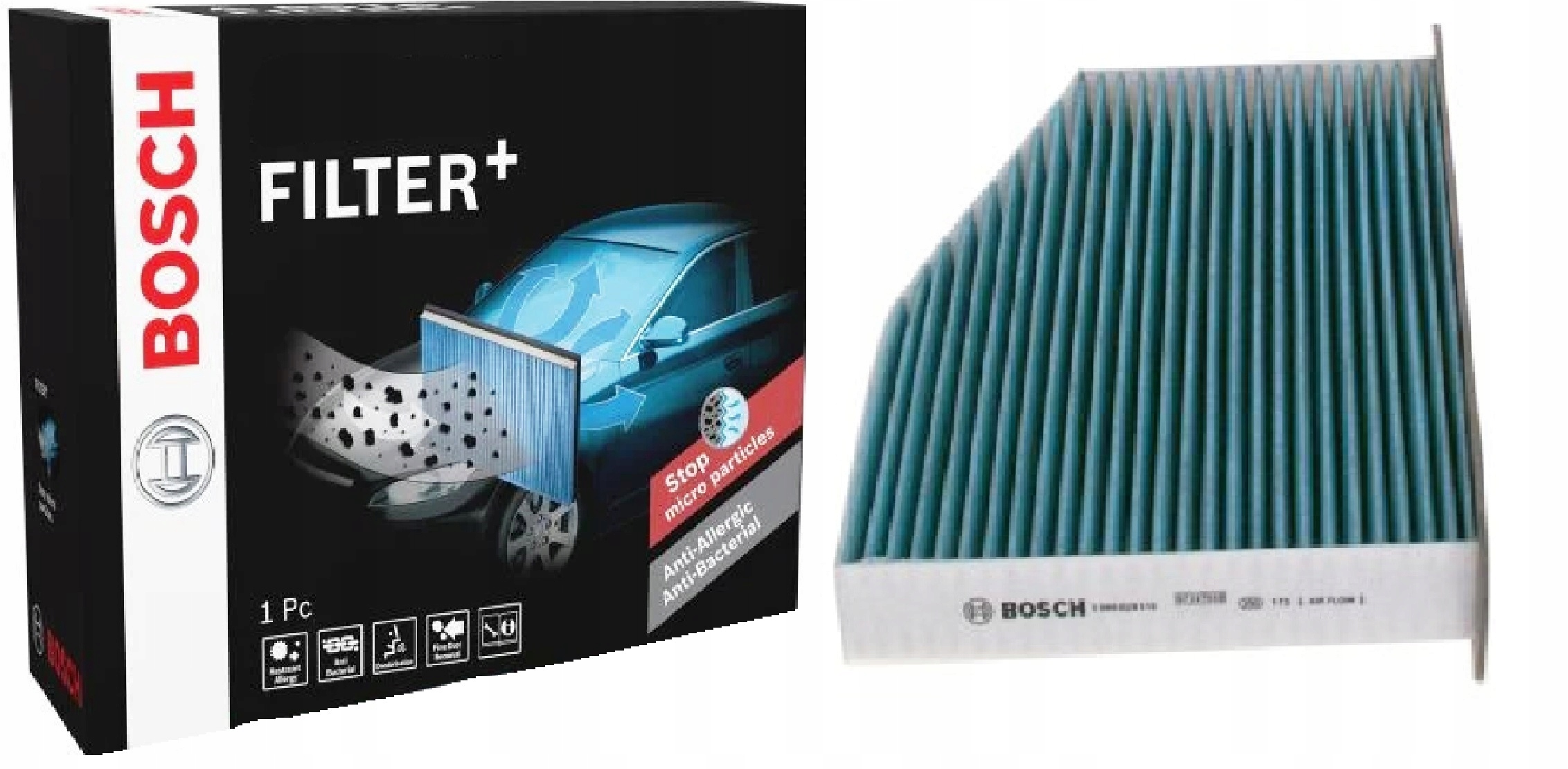 VW CADDY III 0315 FILTR KABINOWY ANTYSMOGOWY 0986628515KAB/25 za 80