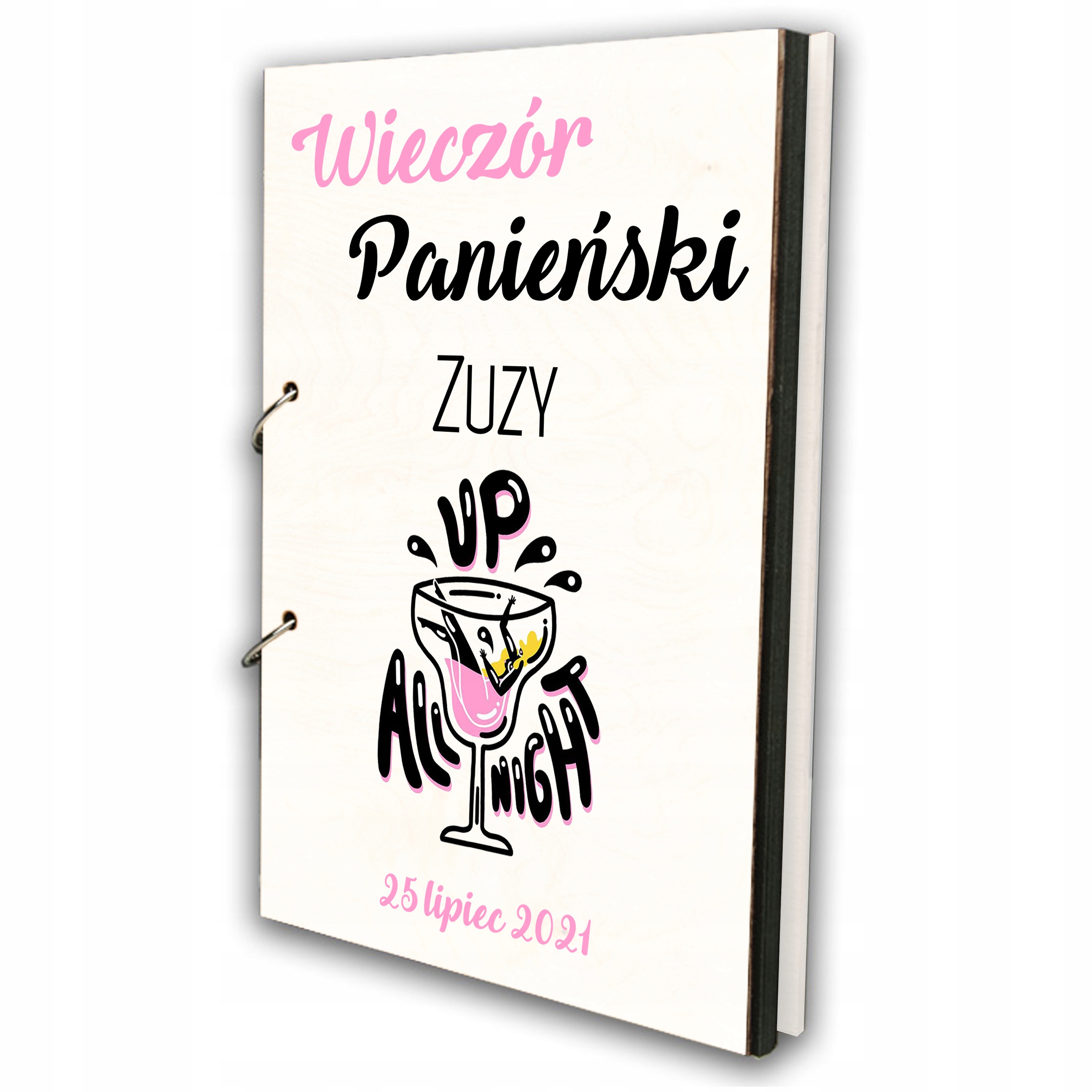 

Album Drewniany Biały Wieczór Panieński Nadruk Y3