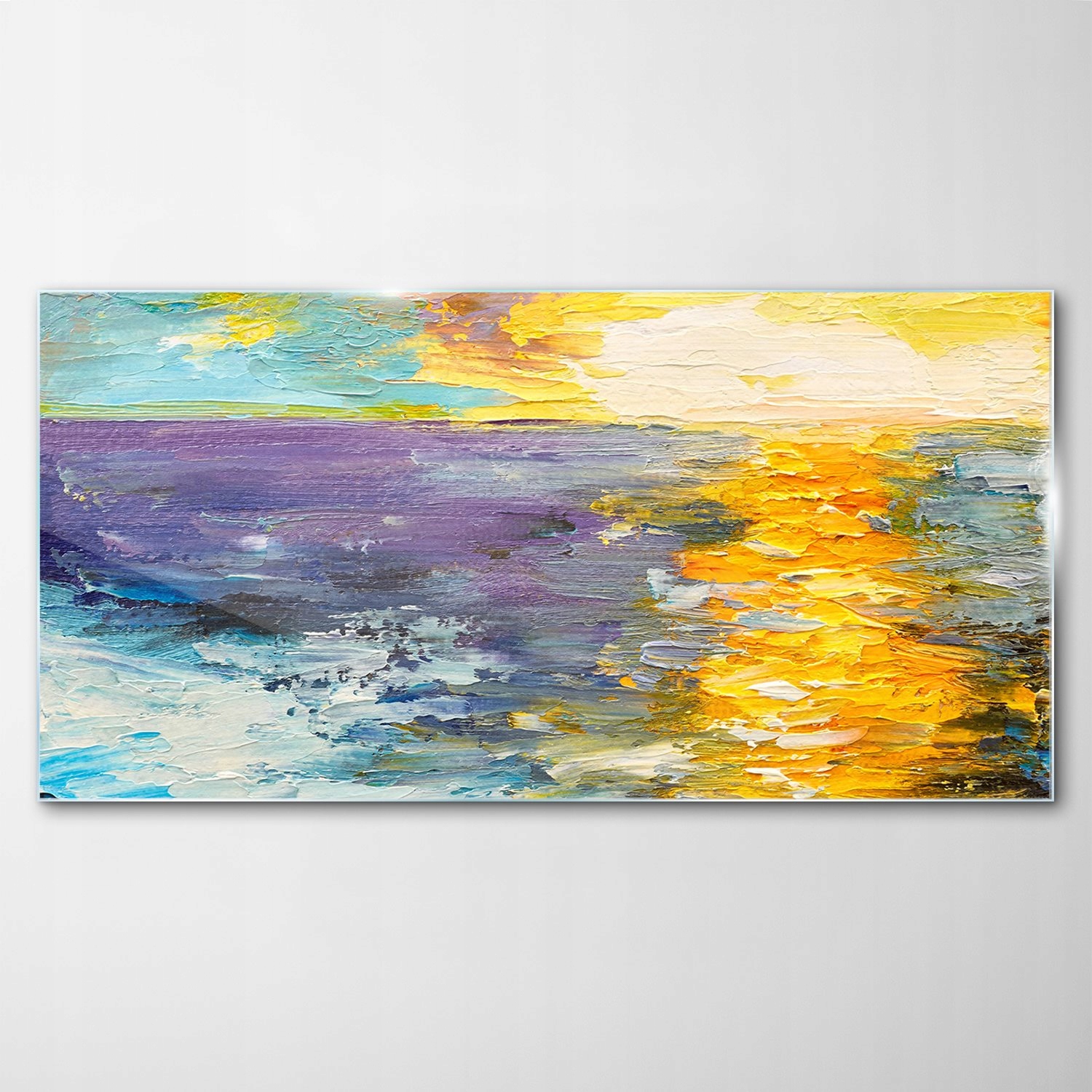 

Hartowany Obraz Szklany Morze Zachód Słońca 120x60