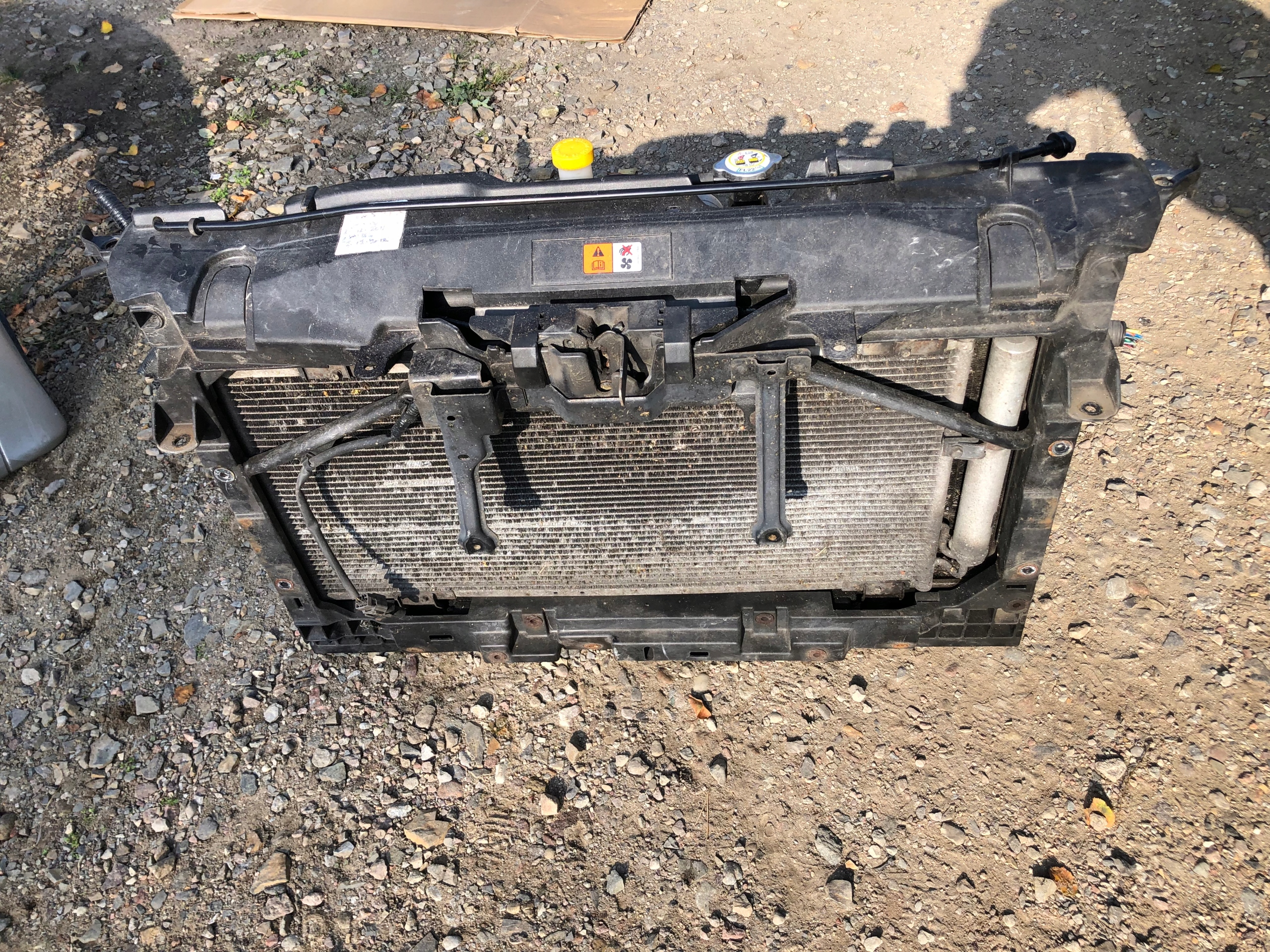 support panel for radiators complete MAZDA 6 GH
