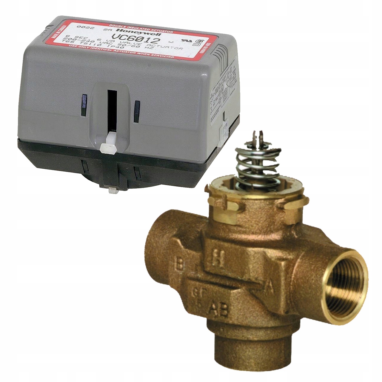 Honeywell zawór 3-drogowy 1" siłownik VCZMP6000+VC6013