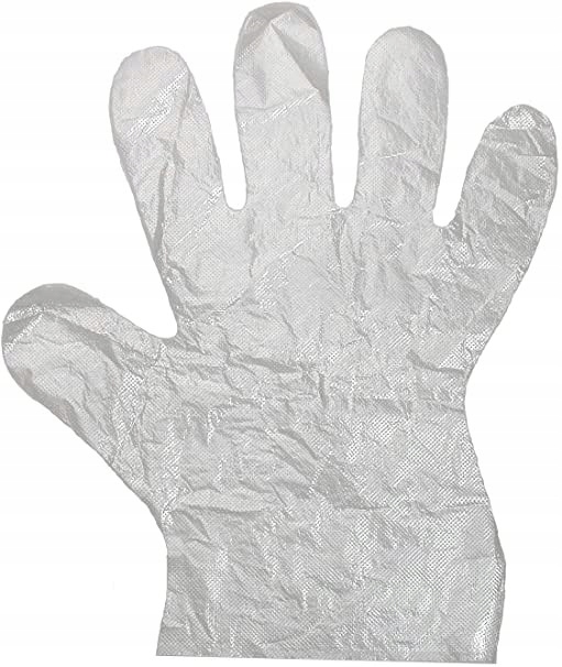 

Rękawice Foliowe Hdpe mocne 10mik roz.9-L 200szt.