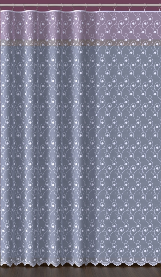 Mg Záclona 618/306 Bílá 350x250 připravená s páskou