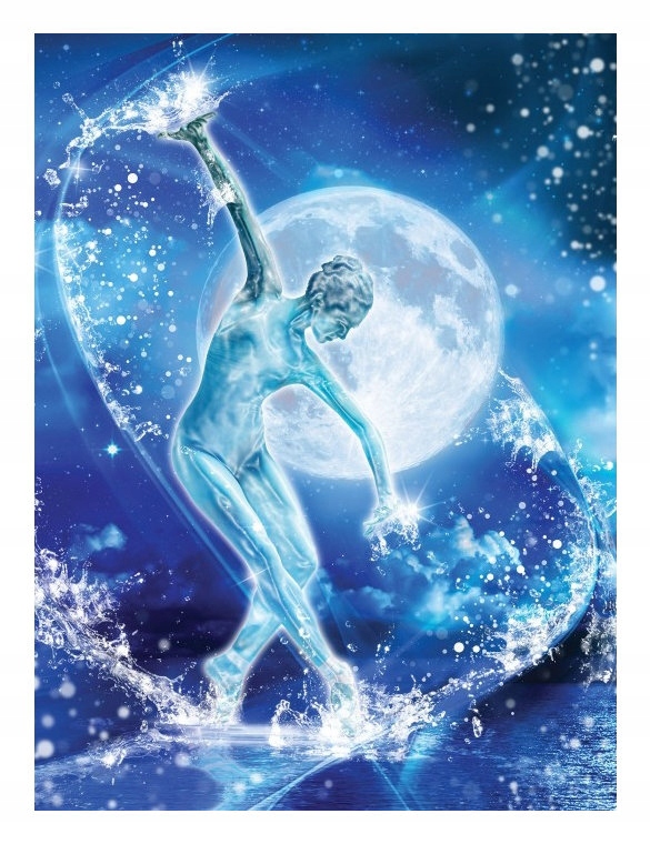 Fototapeta Eterický tanec hviezd v modrom vinylovom odtieni 184x254 lepidlo