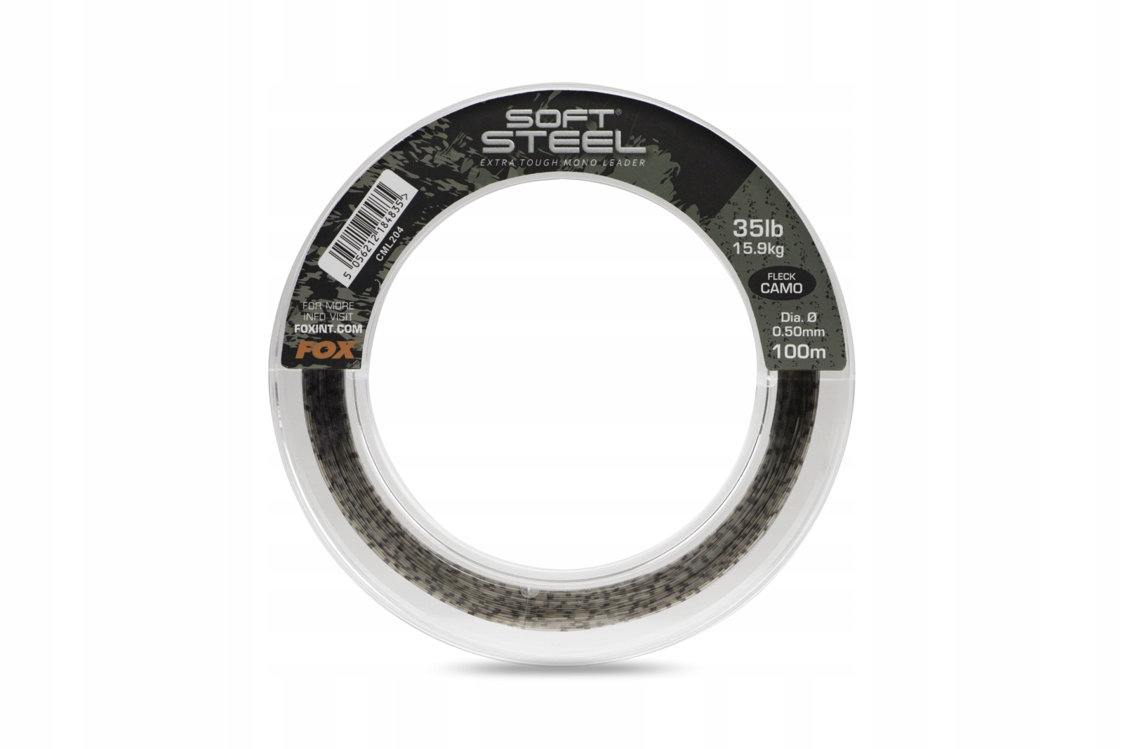 Fox Strzałówka Steel Fleck Camo Leader 100m 60lb